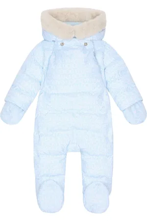 Dolce & Gabbana Logo-print hooded padded snowsuit