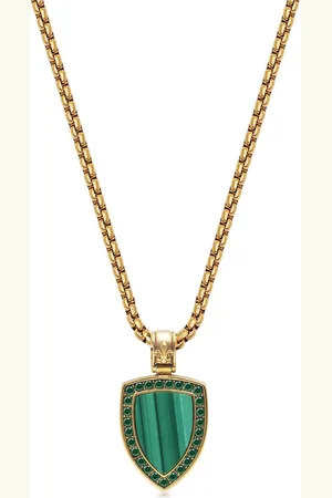 Nialaya Gemstone chain-link necklace