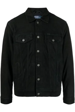 Ralph Lauren Icon suede trucker jacket