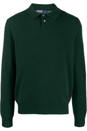 Ralph Lauren Long-sleeved cashmere polo shirt