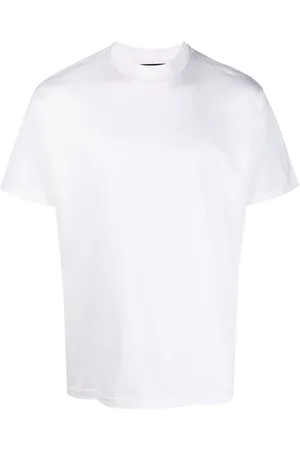 LOW BRAND Slub-texture short-sleeved T-shirt