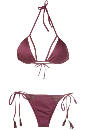 Brigitte Cut-out triangle-cup bikini