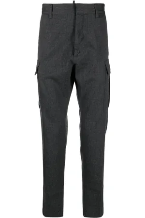Dsquared2 Mid-rise tapered-leg trousers