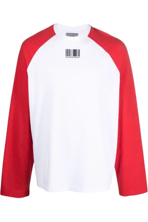 VTMNTS Colour-block cotton jumper