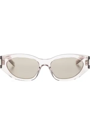 Saint Laurent Bold Geo oval-frame sunglasses