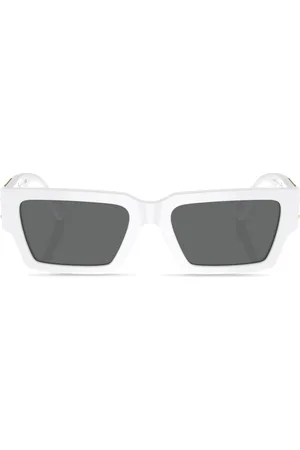 VERSACE Medusa rectangle-frame sunglasses