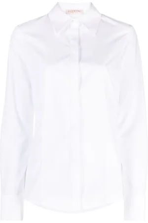 VALENTINO GARAVANI Pointed-collar long-sleeve shirt