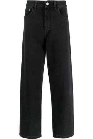 GCDS Graffiti-print wide-leg jeans