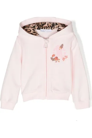 Roberto Cavalli Logo-print zip-up jacket