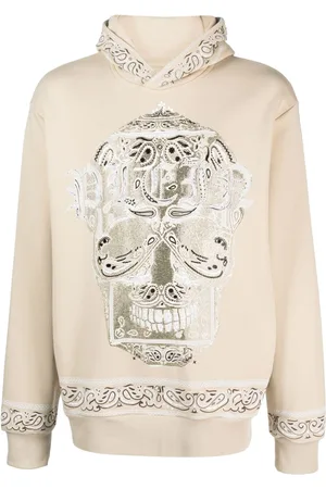 Philipp Plein Paisley Strass long-sleeve hoodie