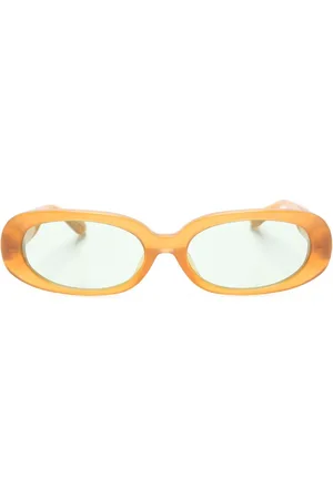 Linda Farrow Cara oval-frame sunglasses