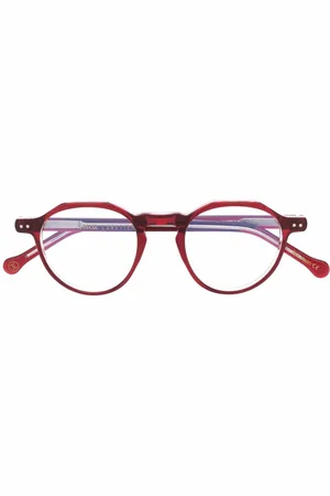 LESCA Icon 36 round-frame glasses