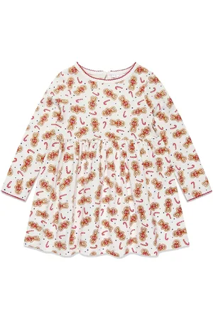 Rachel Riley Gingerbread stretch-cotton dress