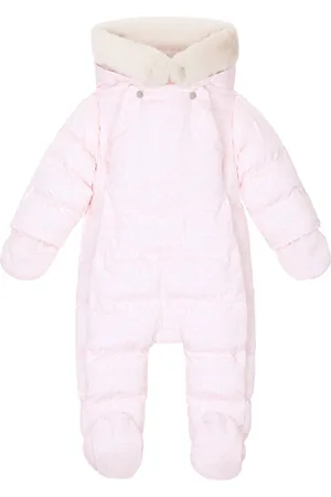 Dolce & Gabbana Logo-print hooded padded snowsuit