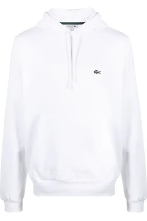Lacoste Logo-patch drawstring hoodie