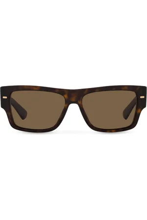 Dolce & Gabbana Lusso Sartoriale rectangle-frame sunglasses
