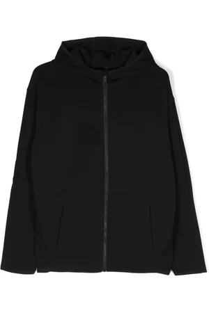 Emporio Armani Logo-embossed hooded jacket