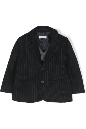 PATACHOU Pinstripe-pattern single-breasted blazer