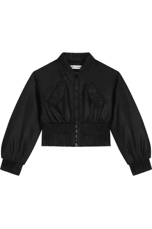 Dolce & Gabbana Logo-plaque zip-up bomber jacket