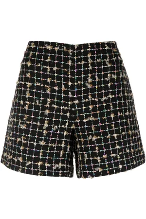 Twin-Set Boucl?? textured short shorts