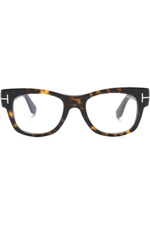 Tom Ford FT5040B tortoiseshell square-frame glasses