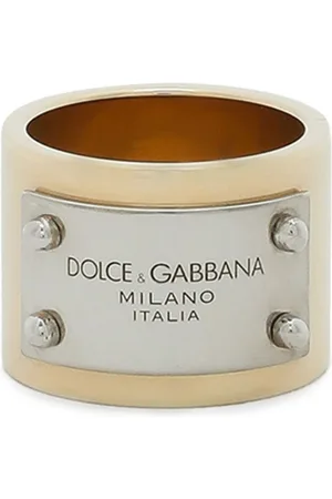 Dolce & Gabbana Logo-engraved ring