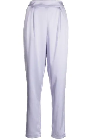FLEUR DU MAL Pleated tuxedo trousers