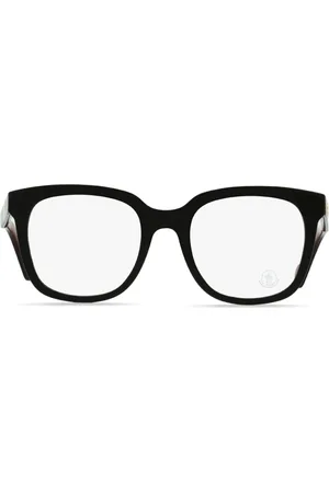 Moncler Square-frame logo-plaque glasses