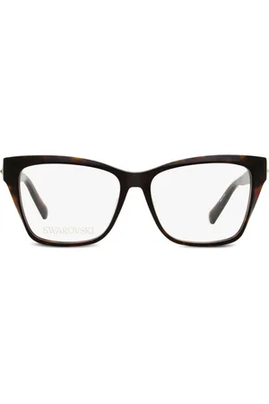Swarovski 5468 tortoiseshell square-frame glasses
