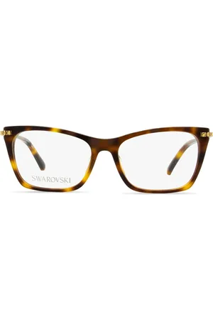 Swarovski 5426 tortoiseshell rectangle-frame glasses