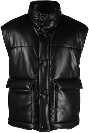 Nanushka Jovan faux-leather quilted gilet
