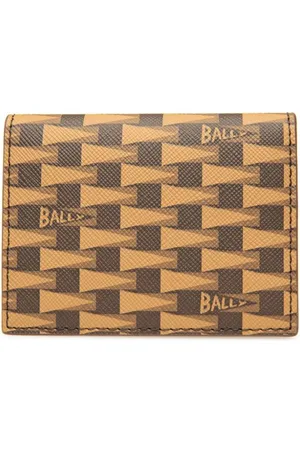 Bally Pennant-print folded wallet