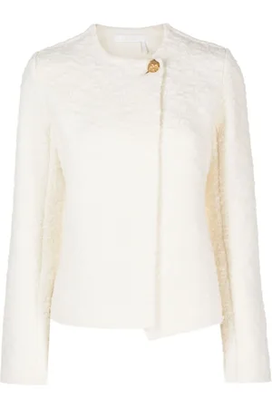 Chloé Textured wool-blend jacket