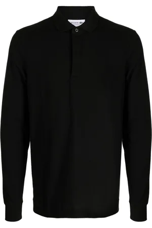 Lacoste Logo-patch long-sleeve polo shirt