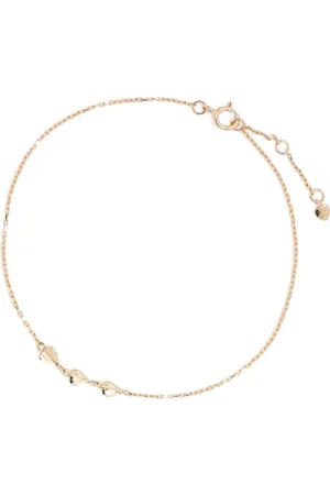Dinny Hall 10kt yellow Trio of Folded Hearts bracelet