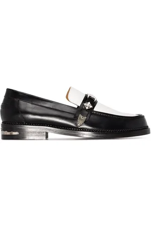 TOGA VIRILIS Two-tone buckled loafers