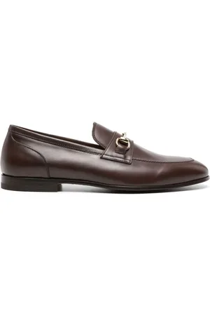 Scarosso Horsebit-detail leather loafers