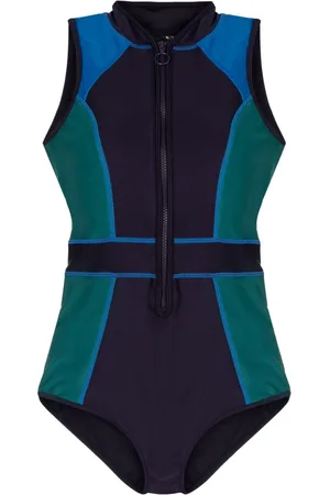 Duskii Tank colour-block swimsuit