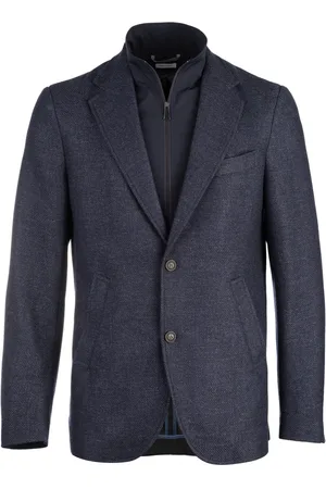 Norwegian Wool Layered-design unstructured blazer