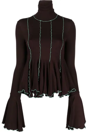 SIEDRES Renti contrast-stitching jumper