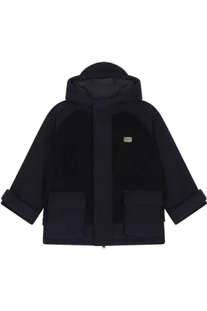 Dolce & Gabbana Colour-block hooded coat