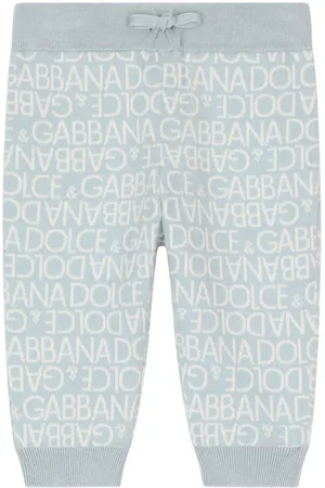 Dolce & Gabbana Logo-print knitted leggings