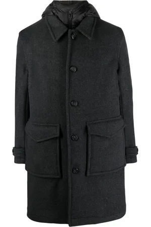 Woolrich Wool-blend button-up coat