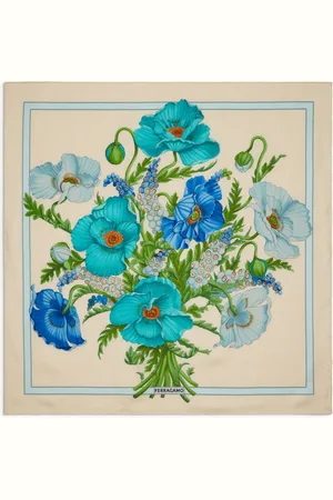 Salvatore Ferragamo Floral-print silk scarf
