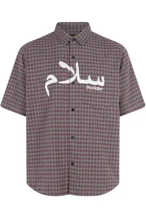 Supreme X UNDERCOVER short-sleeve flannel shirt