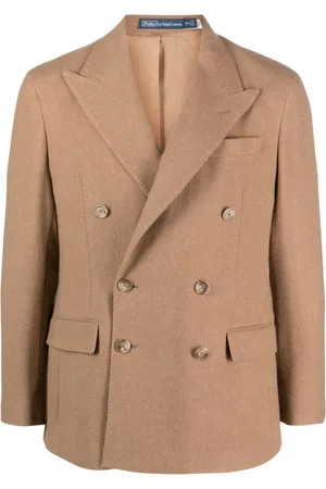 Ralph Lauren Logo-patch double-breasted sport jacket