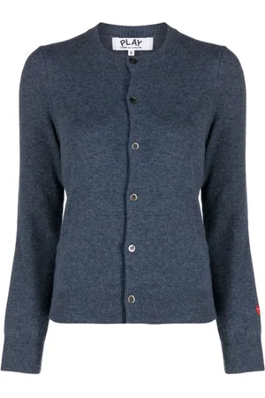 Comme des Garçons M??lange-effect wool cardigan