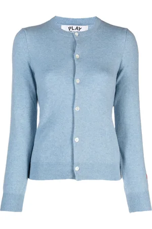 Comme des Garçons M??lange-effect wool cardigan