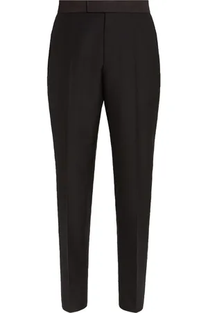 Ermenegildo Zegna Wool-mohair tailored trousers