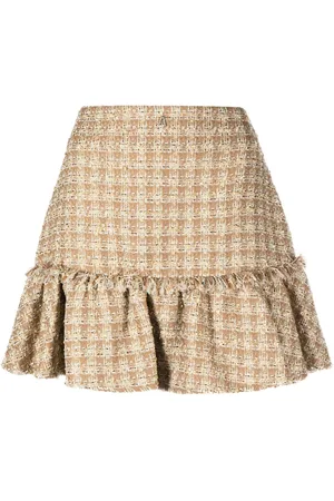 Twin-Set A-line boucl?? skirt